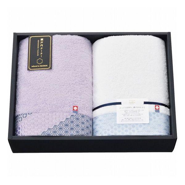 瀬戸内テーラー あかつき バスタオル2枚セット パープル 瀬戸内テーラー タオル製品 バスタオル ジャカ-ド織(代引不可)【送料無料】の通販は