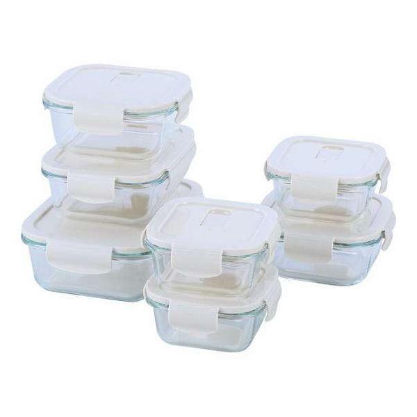 マジクック レンジ対応 耐熱ガラス容器 7点セット(代引不可)【送料無料】