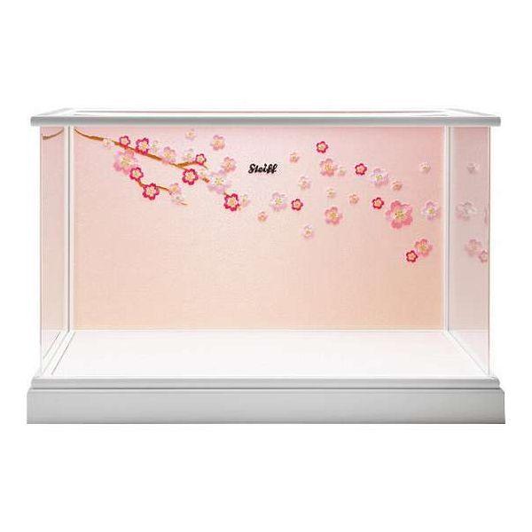 アクリルケース(ホワイト/桜刺繍) 679230AC(代引不可)【送料無料】