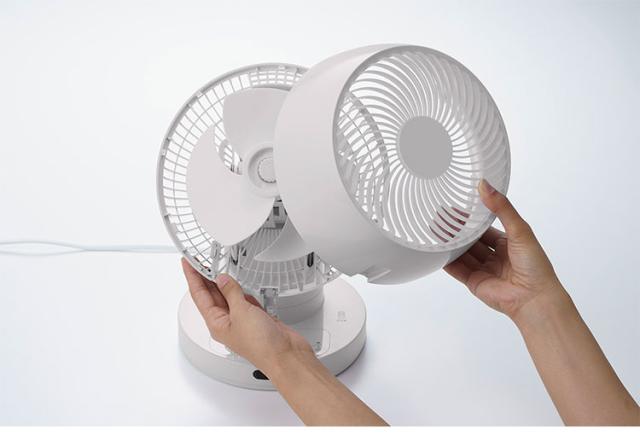 節電センサー付 DCスイングサーキュレーター360 空気循環 送風 22畳 