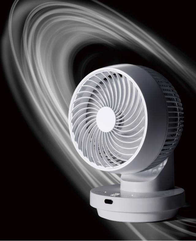 THREEUP 多機能3DスイングDCターボサーキュレーター360 DC 360度 左右60度 自動 18畳程度 ホワイト ブラック ガード分解 衣類乾燥モード メモリー 減灯機能 リモコン付き CF-T2493 サーキュレーター【送料無料】_3