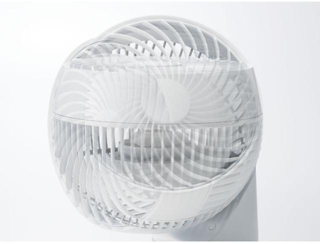 THREEUP 多機能3DスイングDCターボサーキュレーター360 DC 360度 左右60度 自動 18畳程度 ホワイト ブラック ガード分解 衣類乾燥モード メモリー 減灯機能 リモコン付き CF-T2493 サーキュレーター【送料無料】_5