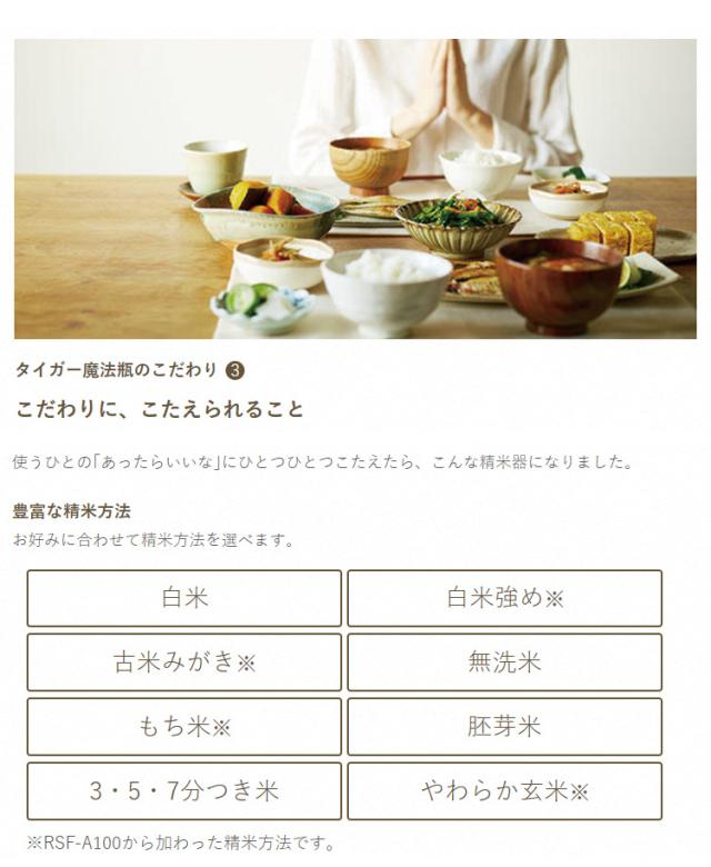 タイガー魔法瓶(TIGER) 精米機 無洗米 RSF-A100R レッド（タイガー RSF  