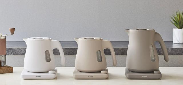 蒸気レス電気ケトル 0.8L グレイッシュホワイト タイガー魔法瓶 タイガー TIGER PTV-A080WG スピード沸とう QUICK&SAFE+ 温度調節機能つき【送料無料】