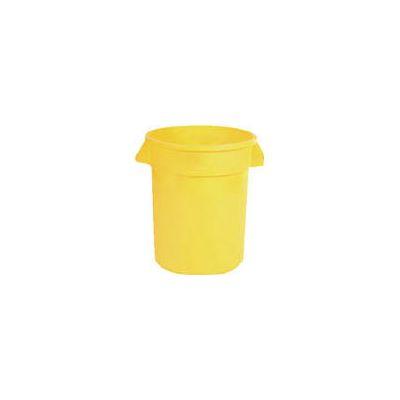 ラバーメイド ラウンドブルートコンテナ スリット付き 75.7L イエロー 262004【送料無料】