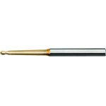 ユニオンツール 超硬エンドミル テーパネックボールR0.75×TN角 1°X10【HTNB 2015-100-2】【送料無料】