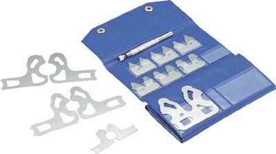 TRUSCO ラジアスゲージ L型 測定範囲17.5~21.0 8枚組【L300MD】(測定工具・ゲージ)【送料無料】