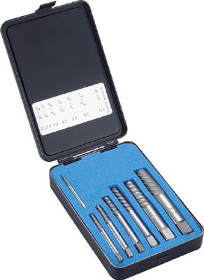 TRUSCO エキストラクターセット ラセン型 7本組 樹脂ケース入【EXS-1830S】(ねじ切り工具・タップ除去工具)【送料無料】