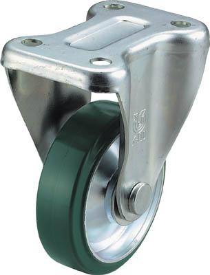 ユーエイ 産業用キャスター固定車 200径ウレタン車輪【UWK-200Y】(キャスター・プレート式ウレタン車)【送料無料】