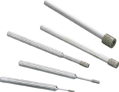 ナカニシ 内研用極小径電着ダイヤモンド・CBNバー シャンク径φ3【12002】(研削研磨用品・ダイヤモンドバー)【送料無料】 6,375円