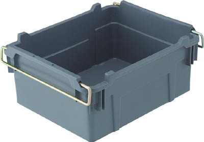 TRUSCO ネスティングコンテナ 37.7L グレー【TK-42 GY】(コンテナ・パレット・パーツボックス)