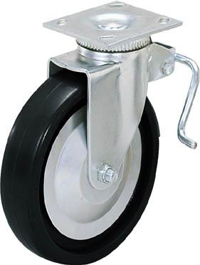 スガツネ工業 重量用キャスター径127自在ブレーキ付D(200-133-470)【31-405B-PD】(キャスター・重荷重用キャスター)【送料無料】の通販は