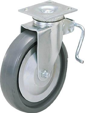 スガツネ工業 重量用キャスター径127自在ブレーキ付SE(200-139-504【31-405B-PSE】(キャスター・重荷重用キャスター)【送料無料】