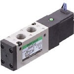 CKD 4Kシリーズパイロット式5ポート弁セレックスバルブ【4KA310-08-AC100V】(空圧・油圧機器・電磁弁)【送料無料】の通販は