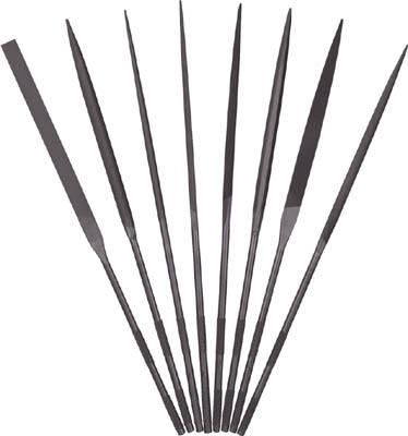 ツボサン 精密ヤスリ 8本組セット【ST00856T】(研削研磨用品・ヤスリ)【送料無料】
