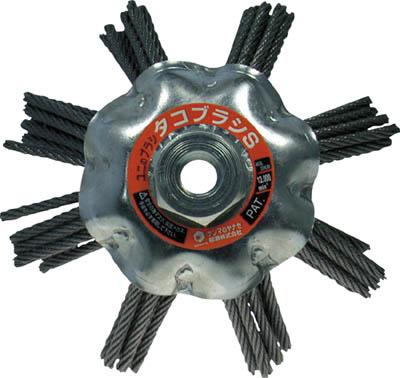 ヤナセ たこブラシ 鋼線【TBM10-100】(研削研磨用品・軸付ブラシ)