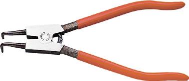 TRUSCO スナップリングプライヤー 孔用 Φ3.0 曲爪62型【62-3B】(ペンチ・ニッパ・スナップリングプライヤー)【送料無料】