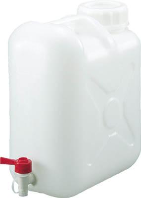 TRUSCO 扁平缶 広口ケミカルコック パッキン付タイプ 20L【T0318】(ボトル・容器・ポリ缶)【送料無料】