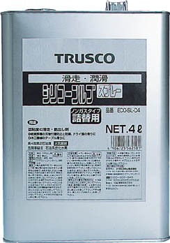 TRUSCO αシリコンルブ 4L【ECO-SL-C4】(化学製品・離型剤)【送料無料】の通販は