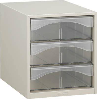 TRUSCO レターケース A4深型3段【A4-W3P】(オフィス家具・レターケース)【送料無料】