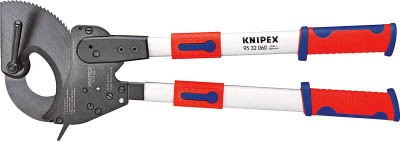 KNIPEX 9532-060 ラチェット式ケーブルカッター 600mm 9532060【送料無料】