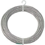 TRUSCO ステンレスワイヤロープ Φ6.0mmX20m【CWS-6S20】(建築金物・工場用間仕切り・ワイヤロープ)【送料無料】