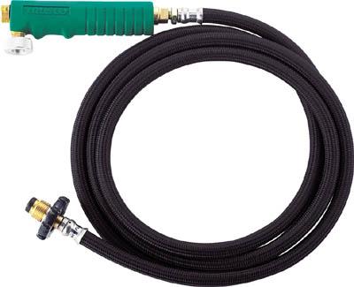 TRUSCO プロパンバーナー用ホース 5M バルブ付【TB-H5MB】(溶接用品・ガスバーナー・トーチ)【送料無料】