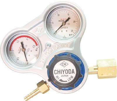 千代田 酸素用調整器スタウト(関東式)【SRO-E】(溶接用品・ガス調整器)【送料無料】