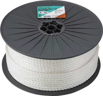 TRUSCO ビニロンロープ 3つ打 線径12mmX長さ100m【R-12100】(ロープ・ひも・ロープ)【送料無料】