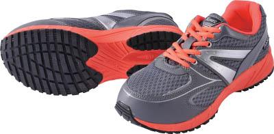 ジーベック 蛍光メチャ軽セフティシューズ 85130 グレー 26.5CM 8513020265【送料無料】