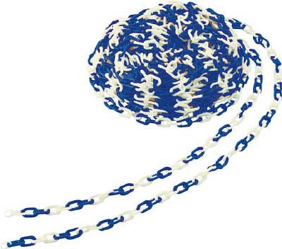 TRUSCO プラチェーン 6MMX30M 青/白 TPC6BW【送料無料】