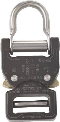 ALPIN COBRA バックル 25MM Dリング ブラック FX25KVD【送料無料】の通販は