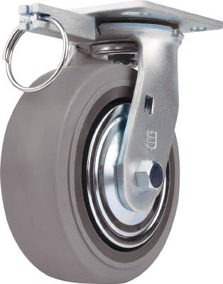 SAMSONG 重荷重用キャスター 自在 ゴム車200mm TP6680MIRTG【送料無料】の通販は安全・保護用品