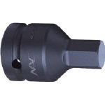 ナック ヘキサゴンレンチソケット 差込角25．4ｘ対辺17ｍｍ【817C】(レンチ・スパナ・プーラ・インパクト用ヘキサゴンソケット)の通販は 5,516円