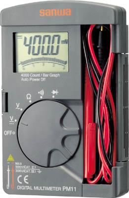 ＳＡＮＷＡ ポケット型デジタルマルチメータ【PM11】(計測機器・マルチメーター)【送料無料】