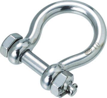 TRUSCO ステンレス オタフクシャックル 呼ビ16mm TOBS16【送料無料】の通販は