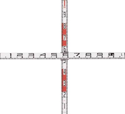マイゾックス 検測ロッド（クロス標尺）【K-110】(測量用品・標尺)(代引不可)【送料無料】の通販は