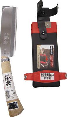 鋼典 両刃サヤナタ コブ付柄 木鞘完全包装 C141【送料無料】の通販は 7,735円