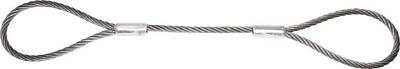 ＴＲＵＳＣＯ ワイヤーロープスリング Ａタイプ アルミロック １８ｍｍＸ６ｍ TWAL18S6【送料無料】