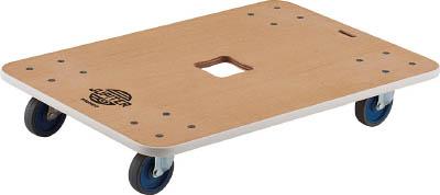 ＴＲＵＳＣＯ 木製平台車 ジュピター ９００Ｘ６００ φ１００ ４００ｋｇ JUP900400(代引不可)【送料無料】の通販は 13,642円