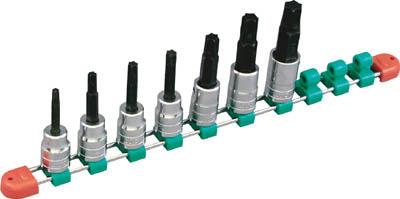 ＫＴＣ 12．7ｓｑ．ロングＴ型いじり止めトルクスビットソケットセット［7コ組］【TBT4L07TH】【送料無料】の通販は