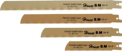 ハウスＢ．Ｍ バイメタルセーバーソーブレード 5枚入り 厚鋸 300×8山【PWB-300】(切断用品・セーバーソーブレード)【送料無料】