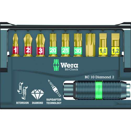 Wera ダイヤモンド ビットチェック 日本仕様 57119【送料無料】