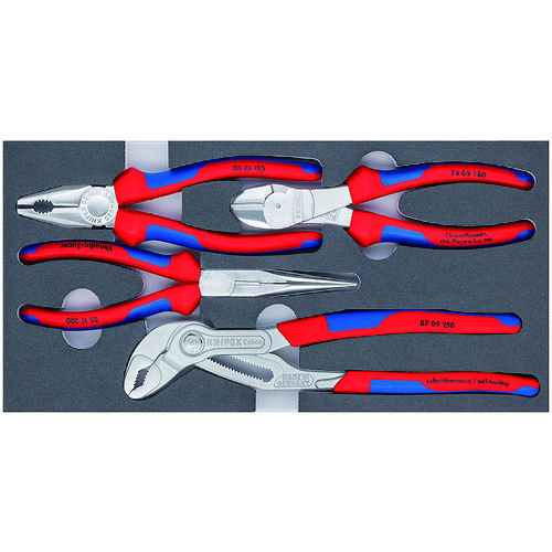 KNIPEX 002001V17 プライヤーセット ウレタントレイ入り 002001V17【送料無料】