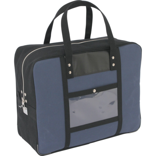 SANEI 帆布メール用ボストン(LL)馬蹄錠金具付 紺 BTLLU03【送料無料】の通販は