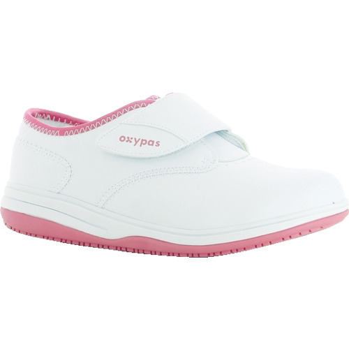 SAFETY J OXYPAS EMILYベルクロシューズ ライトピンク 25.5CM EMILY.FUX.255【送料無料】の通販は 5,087円