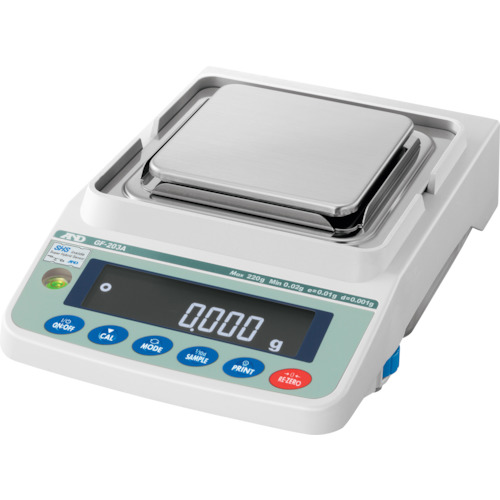 A&D 汎用電子天びん 220g/0.001g GF203A【送料無料】