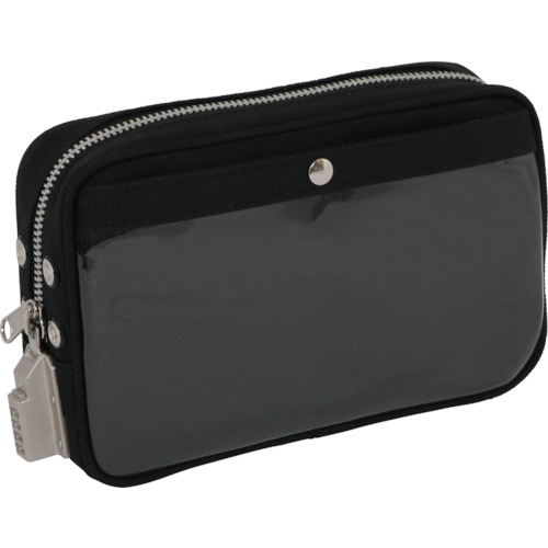 SANEI 帆布メール用ポーチ(S)SED-1錠付 黒 PSSED01【送料無料】の通販は 9,940円