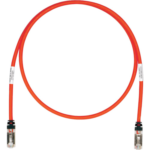 パンドウイット CAT6A/CAT6 シールドパッチコード 10m 赤 STP6X10MRD【送料無料】