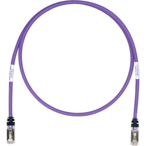 パンドウイット CAT6A/CAT6 シールドパッチコード 5m 紫 STP6X5MVL